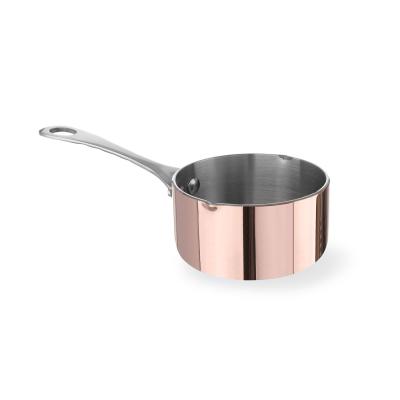Mini rendlík s výlevkou, HENDI, 0,26L, ⌀85x(H)50mm | 607039